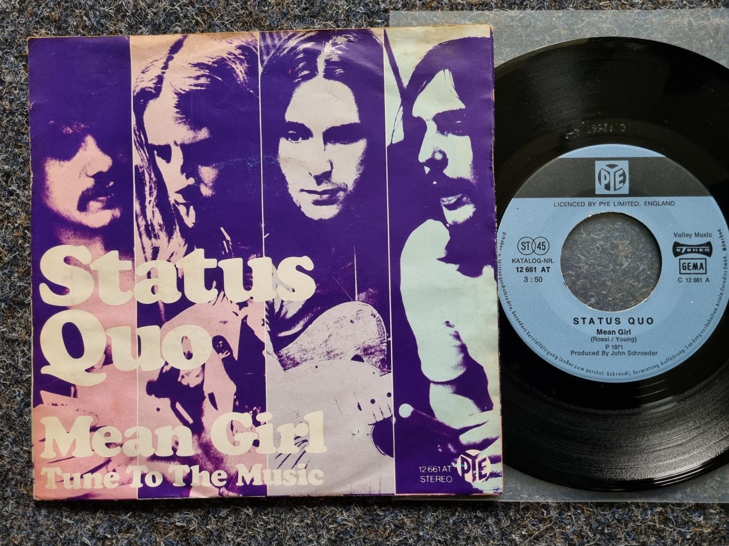 7"" Single Vinyl Status Quo - Mean girl GERMANY