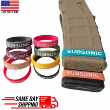 Subsonic Magazine ID Marking Bands for 300 AAC Blackout 308 Mag ID Silicone Band