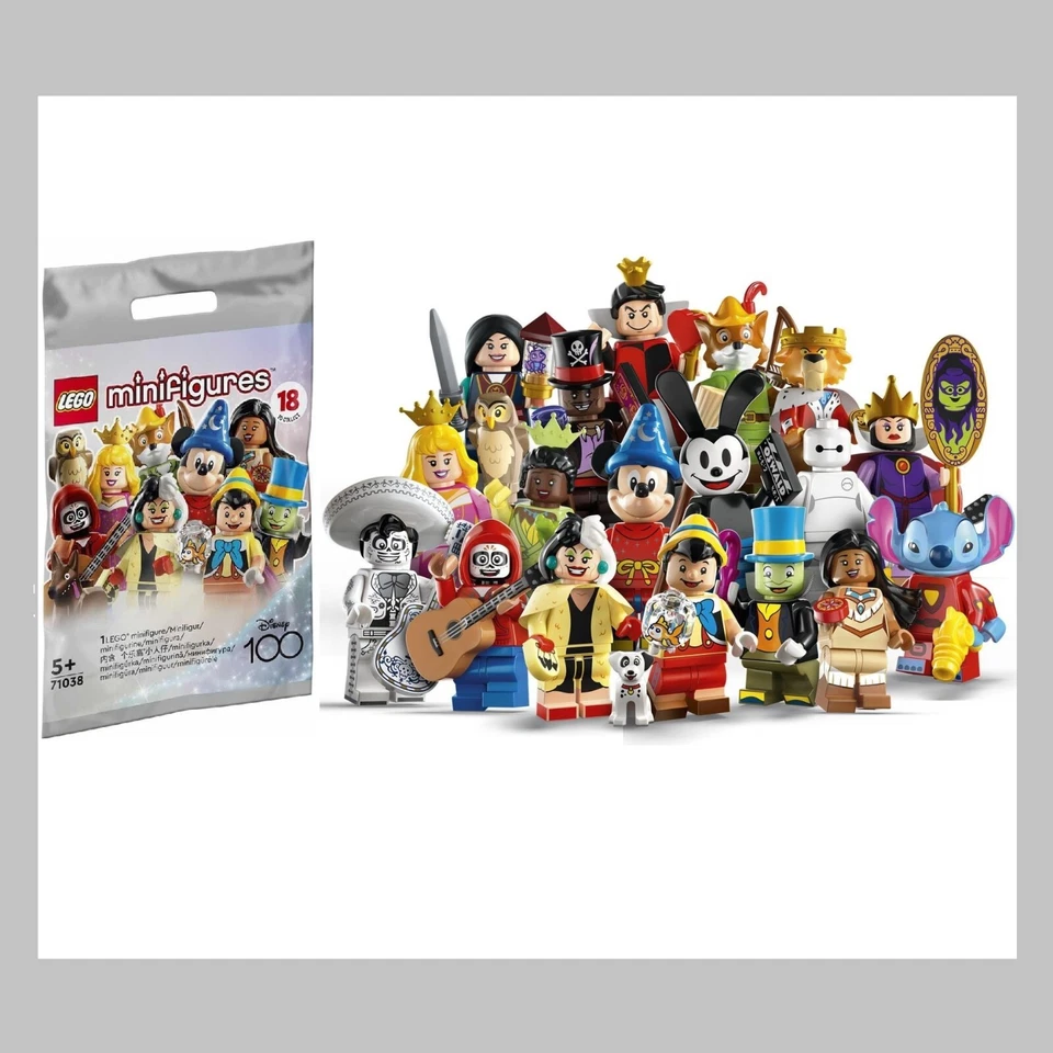 LEGO 71038 - Scegli la Minifigures SERIE 3 Disney 100 SERIES - CHOOSE MINIFIGURE