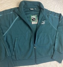  70 NEW Puma Track Jacket Crop Full Zip Athletic Sports Gym Women  s Medium