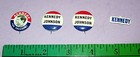 John F. Kennedy Political Button Lot of 4 - JFK Presidential Buttons — photo 1