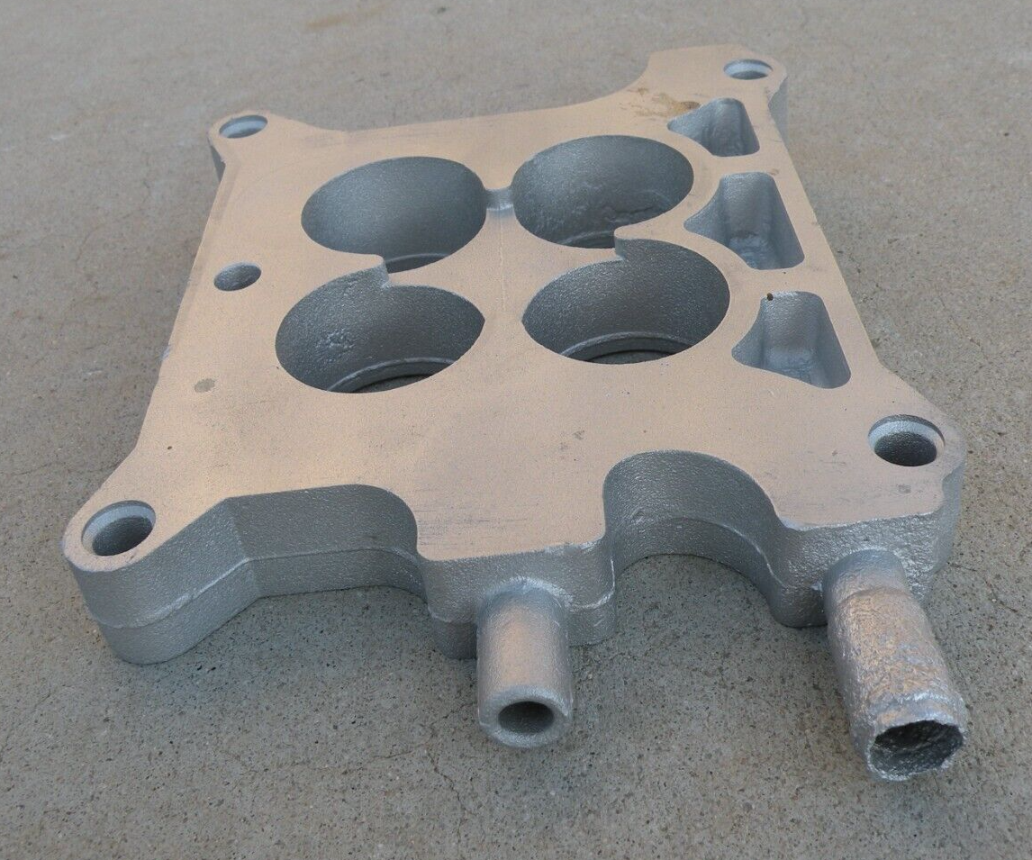 THUNDERBIRD CARBURETOR INTAKE SPACER PLATE WEDGE FE 390 428 OEM FORD