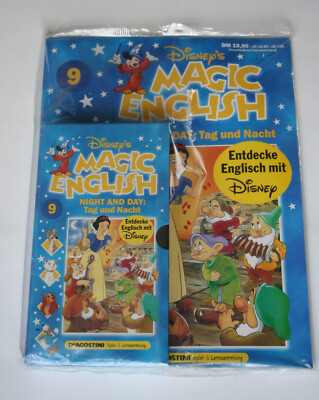 Disney Magic English Teil 9 ''Tag und Nacht'' VHS Video Heft OVP Englisch lernen