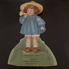 Little Boy Blue Paper Doll Estey Organ Brattleboro Vermont Advertisement