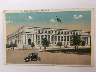 New Post Office Washington DC 1921 Vintage Postcard