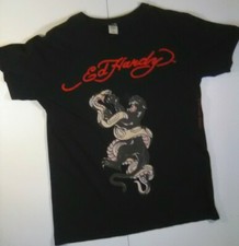 Ed Hardy by Christian Audigier T-Shirt Size Medium USA Made