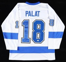 ONDREJ PALAT Signed Tampa Bay Lightning Custom XL Jersey (JSA Witnessed)