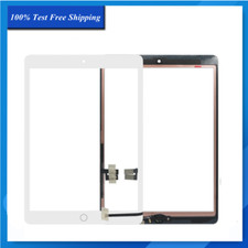 For iPad 9th Gen 2021 A2602 A2603 White Home Button  Touch Screen Glass Replace