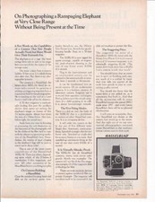 1978 Hasselblad 500 EL/M Camera Systems Print-Ad /