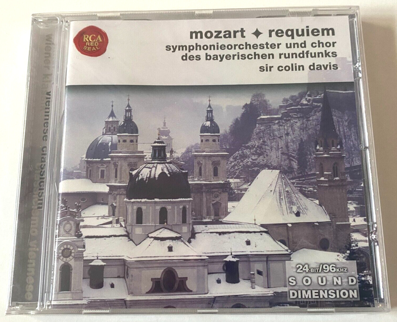 Mozart Sir Colin Davis Bavarian Symphony Orchestra, Requiem Sealed CD Album 2013