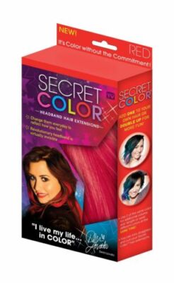As Seen On Tv Secret Color Hair Extensions - Red (740275014448)