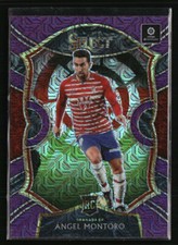 Angel Montoro 2020 Select Prizm LaLiga Purple Mojo #15 Soccer Card