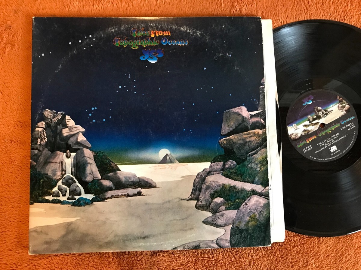 YES TALES FROM TOPOGRAPHIC OCEANS GATEFOLD ORIGINAL 2 lp set 