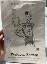 Vintage 1940s  Sewing Pattern