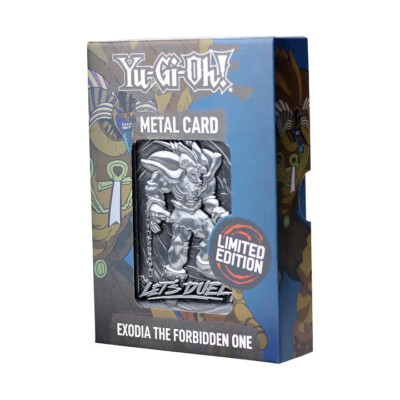 Yu-Gi-Oh! Metallplatte - Exodia the Forbidden One *LIMITIERTE EDITION*