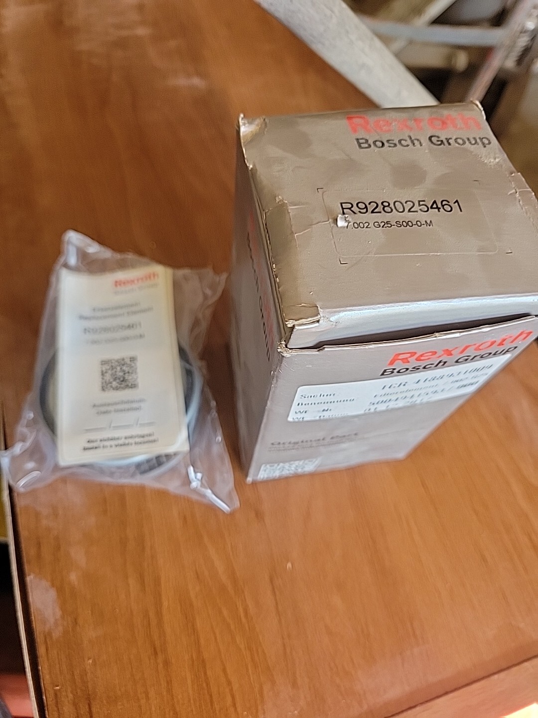 Bosch Rexroth R928025461 7.002 G25- Wire Mesh Filter Element