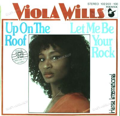 Viola Wills - Up On The Roof / Let Me Be Your Rock 7in 1980 (VG+/VG+) '