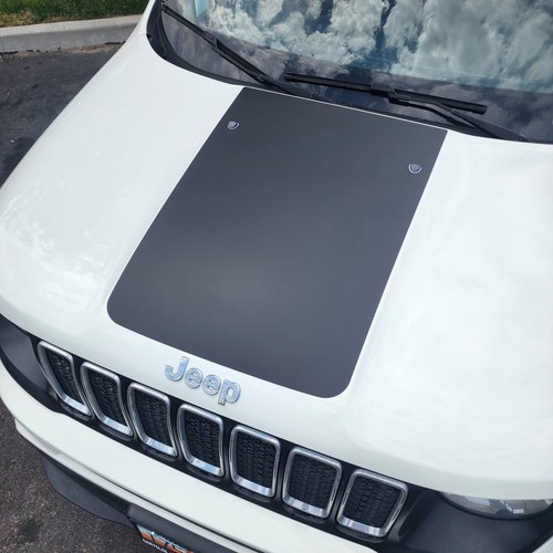 fits 2015-2023 Jeep Renegade center Hood Stripe Graphic Vinyl stickers - Picture 6 of 8