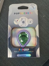 PopSockets PopGrip Luxe Phone Grip Stand Swap Top Crystal Tears Be Kind Emerald