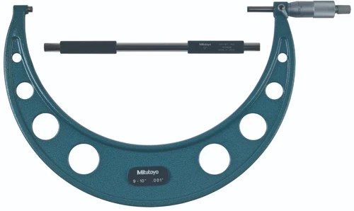 Mitutoyo 103-186 Outside Micrometer, 9-10" Range, .001" Graduation