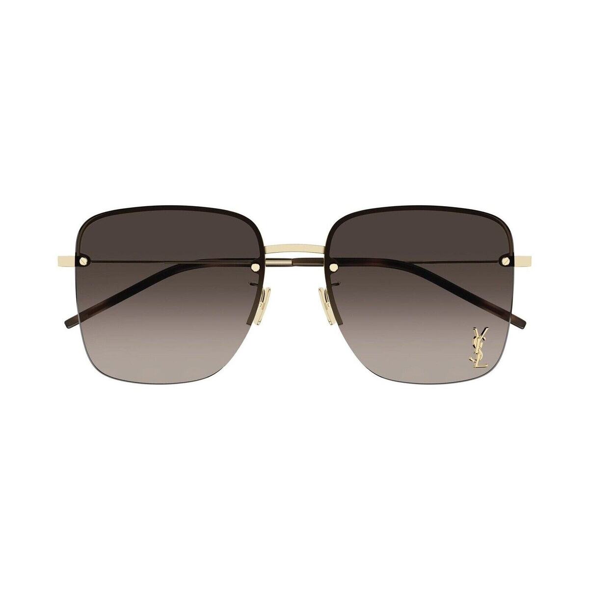 Saint Laurent SL 312 M 008 Gold Brown Gradient YSL Logo Lens Saint Laurent SL 312 M 008 Gold Brown Gradient YSL Logo Lens