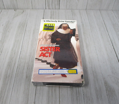 VHS Sister Act NEW Sealed Damaged Edge of Box NEW OLD STOCK