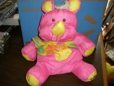 FISHER PRICE PUFFALUMP WILD THING RHINO HAWAIIAN 1987 TUSH TAG F 