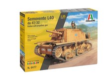ITALERI, Carro armato Semovente L40 da 47/32 da assemblare e dipingere, 1/35,...