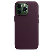 Genuine Apple iPhone 13 Pro Leather MagSafe Case / Cover - Dark Cherry - New