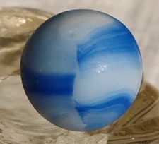 Vintage Vitro Peltier Marble King St Mary's Blue White Marble