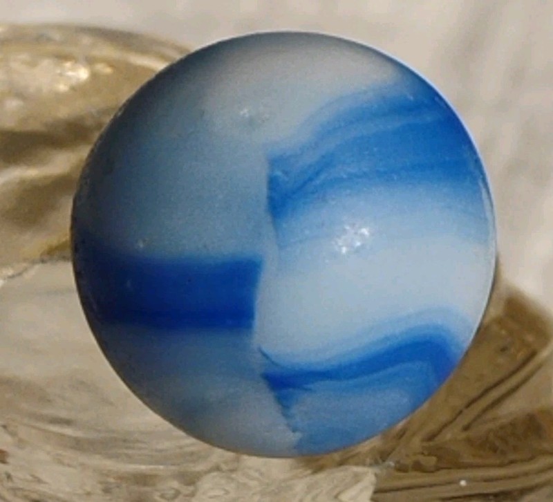 Vintage Vitro Peltier Marble King St Mary's Blue White Marble ?