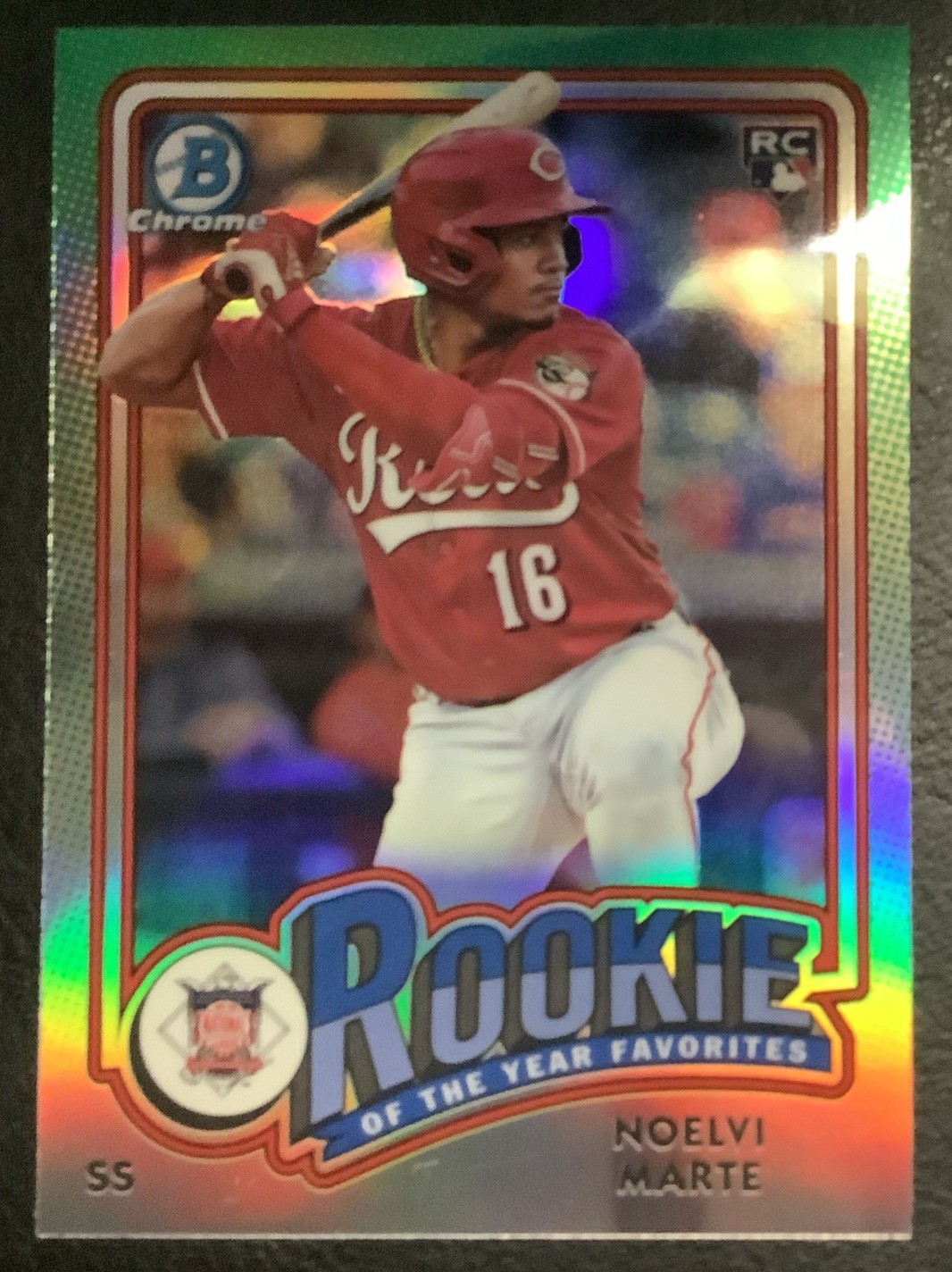 2024 Bowman Chrome Noelvi Marte Rookie Of The Year Favorites #ROY-4 Reds RC