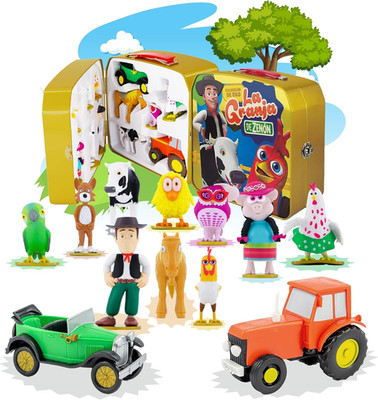La Granja De Zenon, Set De Figuritas De Acción Y Aventura Para Niños, 12 Figurit