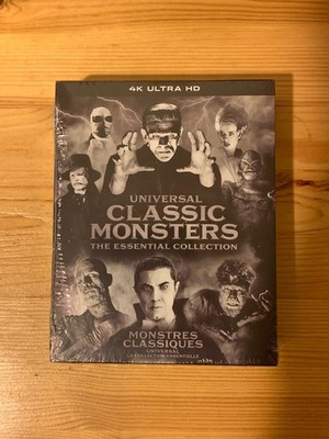 Universal Classic Monsters: The Essential Collection 4K UHD Blu-ray Brand New