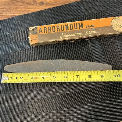 Vtg Carborundum 108 Combo Grit Sharpening Stone,8