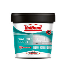 Image of UniBond Ultraforce Wall Tile Grout 1.38kg Grey