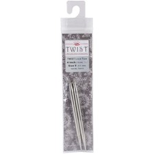 ChiaoGoo 7504CG-9 TWIST Red Lace Interchangeable Tips 4"-Size 9/5.5mm