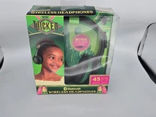 Wicked Elphaba Kids Bluetooth Wireless Headphones, Blemished Box ** NEW **