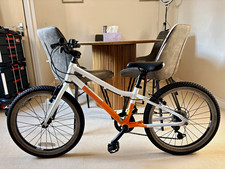 Pinnacle 20in Unisex Kids Bike Alloy White/Orange Shimano 6-Speed V-Brake