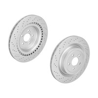 f.becker Bremsscheiben Gelocht/Innenbel. Hinten Rechts Links FüR MERCEDES-BENZ