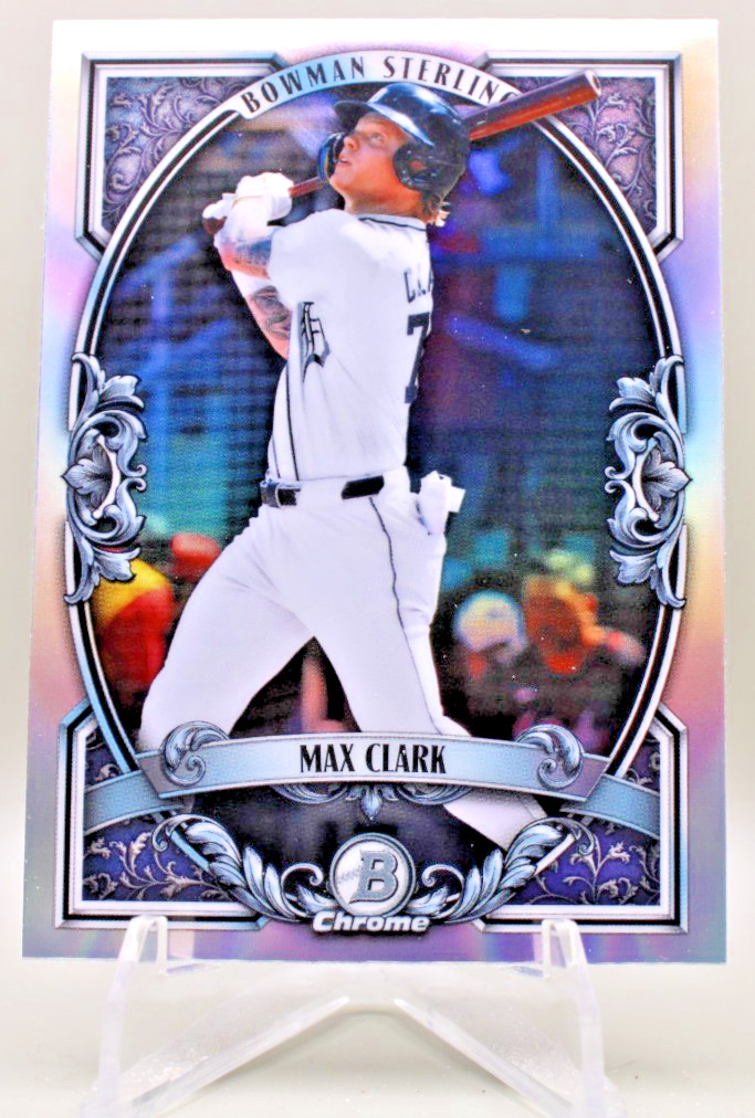 2026 Bowman Sterling Prospect Profile - Max Clark #BST-5 Tigers
