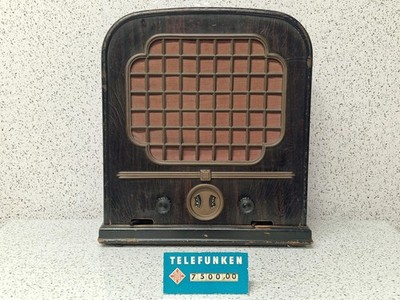RARE UNIQUE ANTIQUE TUBE RADIO   Years 1930 1932   TELEFUNKEN 33 W/L