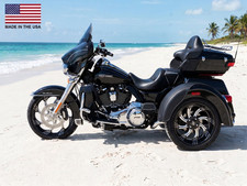 Tri Glide, Trike, Freewheeler Wheels, Tires, & Rotors " Slasher" Made in the USA