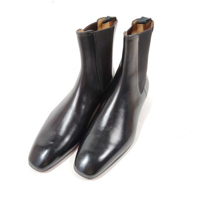 NO TARIFF Christian Louboutin Boots Men Black Leather (calf