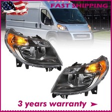 Headlights Wdrl Left And Right For 2014-2022 Dodge Ram Promaster 150025003500