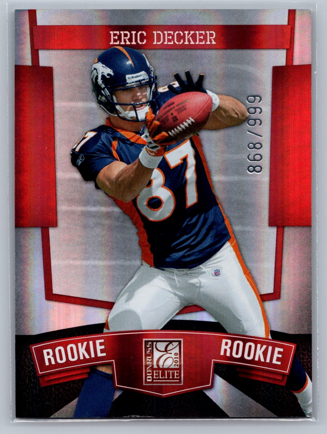 Eric Decker Donruss Elite #145 Base