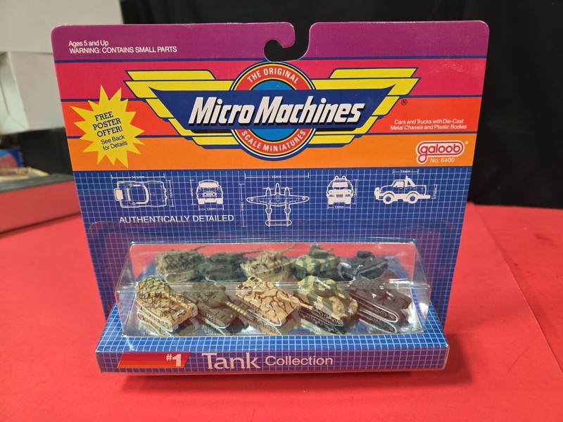 1988 Galoob Micro Machines #1 Tank Collection  Nip