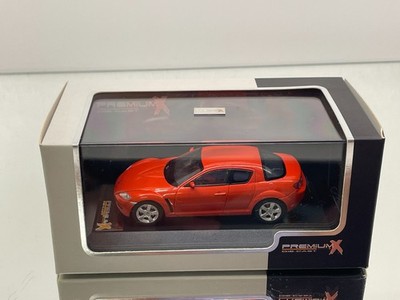 PREMIUM X PRD332 MAZDA RX-8 2003 LIM.ED -ORANGE MET. 1:43- GOOD IN BOX