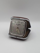 Wm.Widdop Vintage Travel Alarm Clock Collectable Working Battery Operated