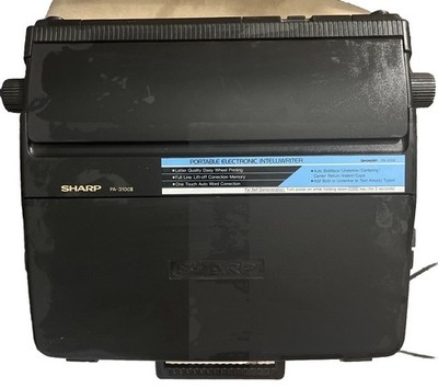 Vintage 70s 80s Sharp PA-3000 II Portable Electronic Typewriter